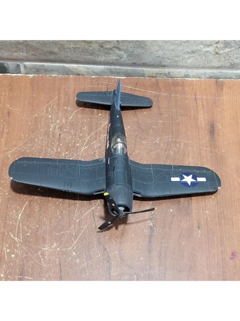 Assembled Airplane Model Kit Vought F4U Corsair Fighter Plane